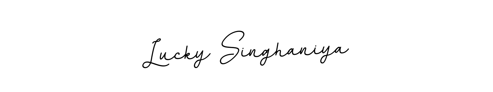 Check out images of Autograph of Lucky Singhaniya name. Actor Lucky Singhaniya Signature Style. BallpointsItalic-DORy9 is a professional sign style online. Lucky Singhaniya signature style 11 images and pictures png