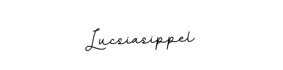 Also we have Lucsiasippel name is the best signature style. Create professional handwritten signature collection using BallpointsItalic-DORy9 autograph style. Lucsiasippel signature style 11 images and pictures png