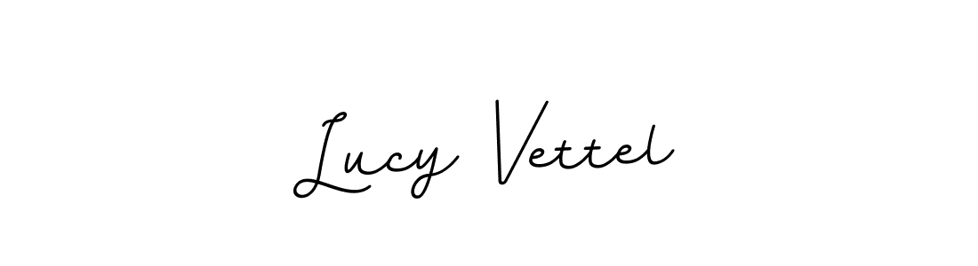 It looks lik you need a new signature style for name Lucy Vettel. Design unique handwritten (BallpointsItalic-DORy9) signature with our free signature maker in just a few clicks. Lucy Vettel signature style 11 images and pictures png