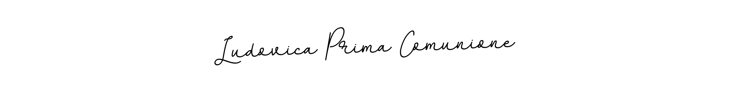 Make a beautiful signature design for name Ludovica Prima Comunione. Use this online signature maker to create a handwritten signature for free. Ludovica Prima Comunione signature style 11 images and pictures png