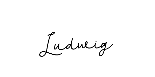 Make a beautiful signature design for name Ludwig. With this signature (BallpointsItalic-DORy9) style, you can create a handwritten signature for free. Ludwig signature style 11 images and pictures png
