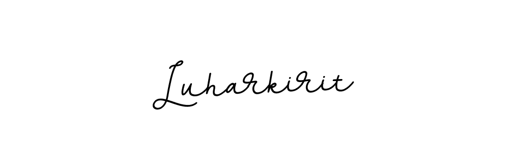 How to Draw Luharkirit signature style? BallpointsItalic-DORy9 is a latest design signature styles for name Luharkirit. Luharkirit signature style 11 images and pictures png