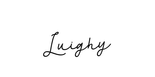 Design your own signature with our free online signature maker. With this signature software, you can create a handwritten (BallpointsItalic-DORy9) signature for name Luighy. Luighy signature style 11 images and pictures png