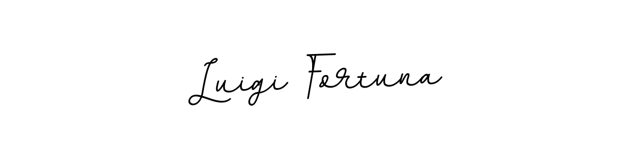 Make a beautiful signature design for name Luigi Fortuna. With this signature (BallpointsItalic-DORy9) style, you can create a handwritten signature for free. Luigi Fortuna signature style 11 images and pictures png