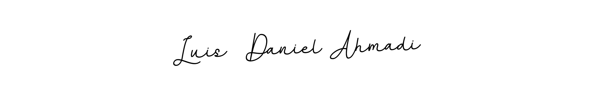 Make a beautiful signature design for name Luis  Daniel Ahmadi. With this signature (BallpointsItalic-DORy9) style, you can create a handwritten signature for free. Luis  Daniel Ahmadi signature style 11 images and pictures png