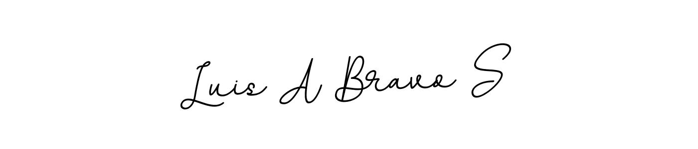 BallpointsItalic-DORy9 is a professional signature style that is perfect for those who want to add a touch of class to their signature. It is also a great choice for those who want to make their signature more unique. Get Luis A Bravo S name to fancy signature for free. Luis A Bravo S signature style 11 images and pictures png