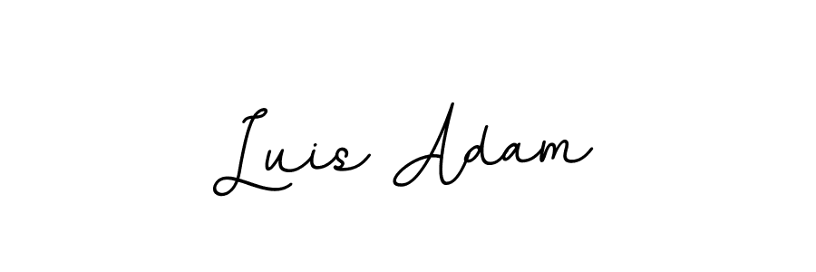 Make a beautiful signature design for name Luis Adam. With this signature (BallpointsItalic-DORy9) style, you can create a handwritten signature for free. Luis Adam signature style 11 images and pictures png