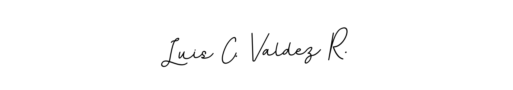 Once you've used our free online signature maker to create your best signature BallpointsItalic-DORy9 style, it's time to enjoy all of the benefits that Luis C. Valdez R. name signing documents. Luis C. Valdez R. signature style 11 images and pictures png