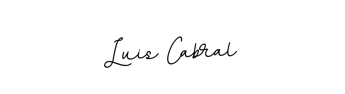 It looks lik you need a new signature style for name Luis Cabral. Design unique handwritten (BallpointsItalic-DORy9) signature with our free signature maker in just a few clicks. Luis Cabral signature style 11 images and pictures png