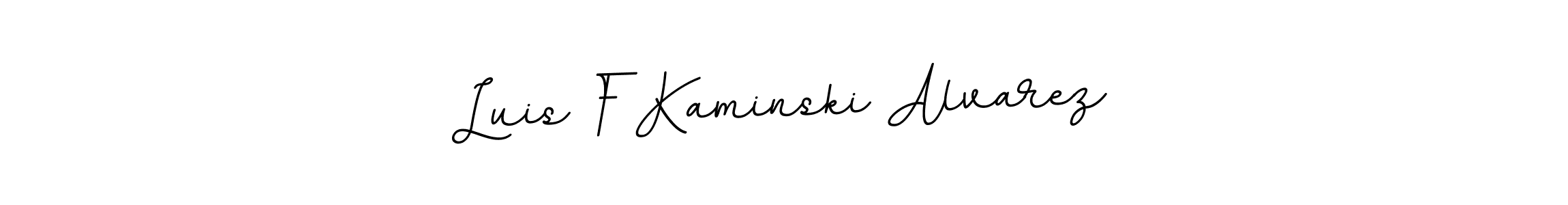 if you are searching for the best signature style for your name Luis F Kaminski Alvarez. so please give up your signature search. here we have designed multiple signature styles  using BallpointsItalic-DORy9. Luis F Kaminski Alvarez signature style 11 images and pictures png
