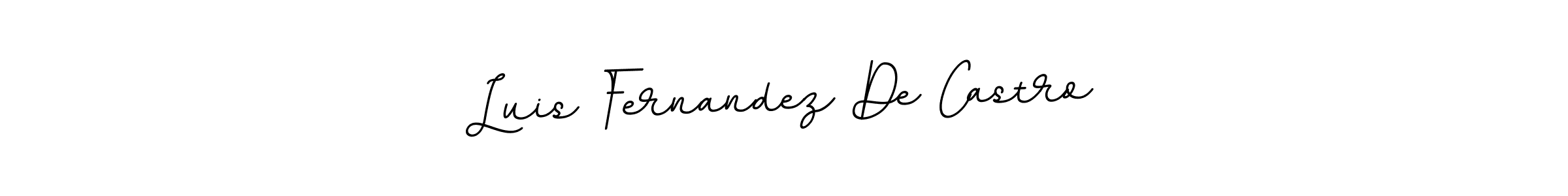 This is the best signature style for the Luis Fernandez De Castro name. Also you like these signature font (BallpointsItalic-DORy9). Mix name signature. Luis Fernandez De Castro signature style 11 images and pictures png