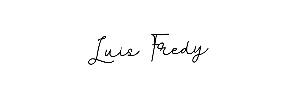 You should practise on your own different ways (BallpointsItalic-DORy9) to write your name (Luis Fredy) in signature. don't let someone else do it for you. Luis Fredy signature style 11 images and pictures png