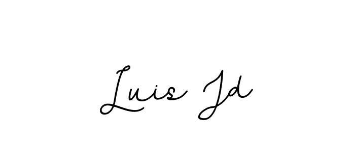 Create a beautiful signature design for name Luis Jd. With this signature (BallpointsItalic-DORy9) fonts, you can make a handwritten signature for free. Luis Jd signature style 11 images and pictures png