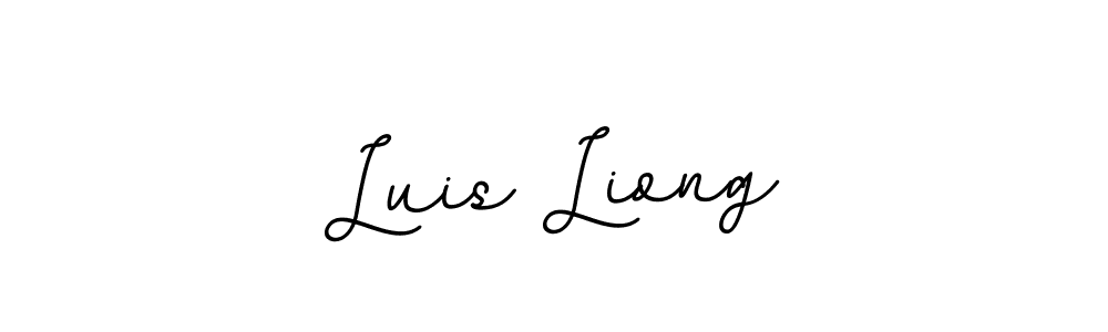 Make a beautiful signature design for name Luis Liong. Use this online signature maker to create a handwritten signature for free. Luis Liong signature style 11 images and pictures png