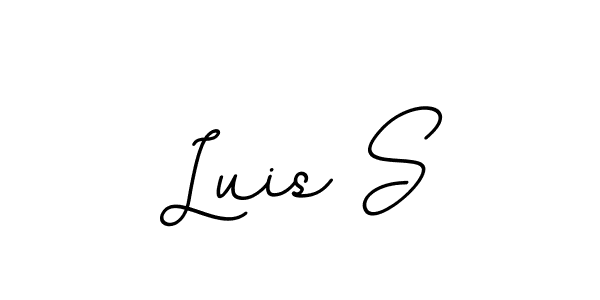 How to Draw Luis S signature style? BallpointsItalic-DORy9 is a latest design signature styles for name Luis S. Luis S signature style 11 images and pictures png