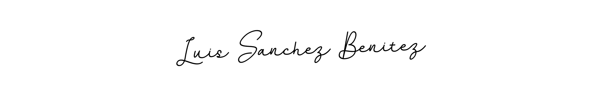 Use a signature maker to create a handwritten signature online. With this signature software, you can design (BallpointsItalic-DORy9) your own signature for name Luis Sanchez Benitez. Luis Sanchez Benitez signature style 11 images and pictures png