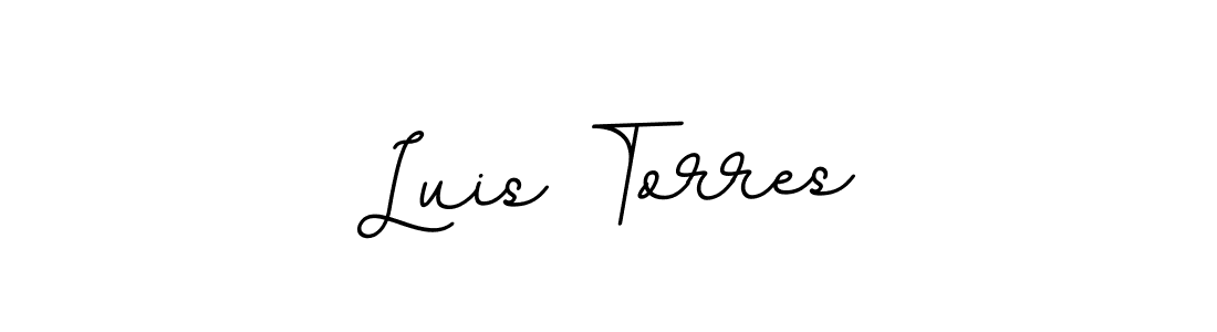 Use a signature maker to create a handwritten signature online. With this signature software, you can design (BallpointsItalic-DORy9) your own signature for name Luis Torres. Luis Torres signature style 11 images and pictures png