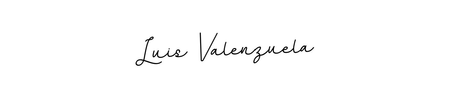 How to make Luis Valenzuela name signature. Use BallpointsItalic-DORy9 style for creating short signs online. This is the latest handwritten sign. Luis Valenzuela signature style 11 images and pictures png