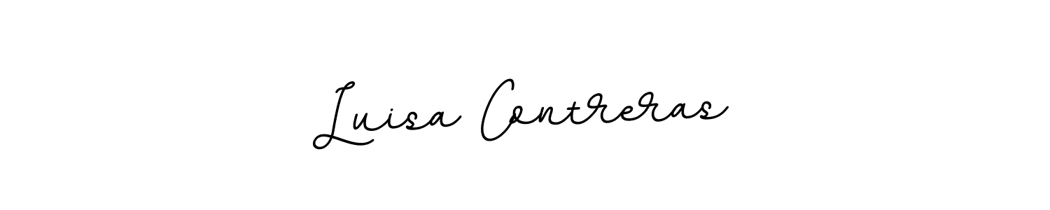 The best way (BallpointsItalic-DORy9) to make a short signature is to pick only two or three words in your name. The name Luisa Contreras include a total of six letters. For converting this name. Luisa Contreras signature style 11 images and pictures png