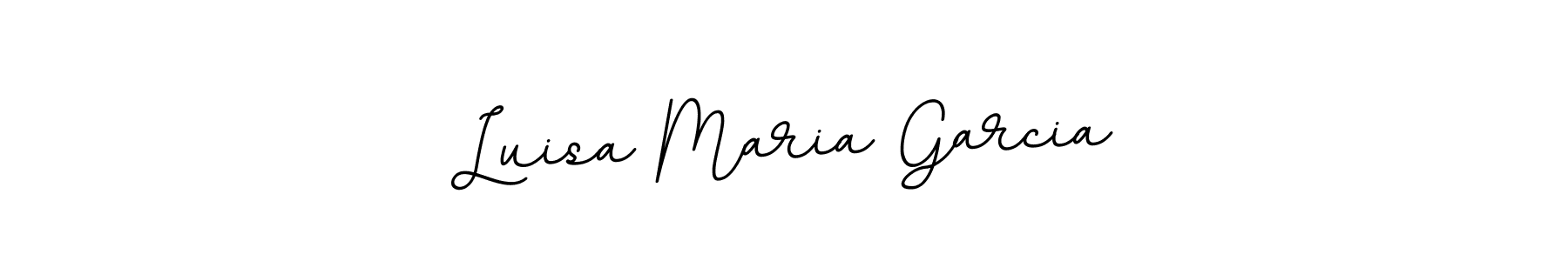Design your own signature with our free online signature maker. With this signature software, you can create a handwritten (BallpointsItalic-DORy9) signature for name Luisa Maria Garcia. Luisa Maria Garcia signature style 11 images and pictures png