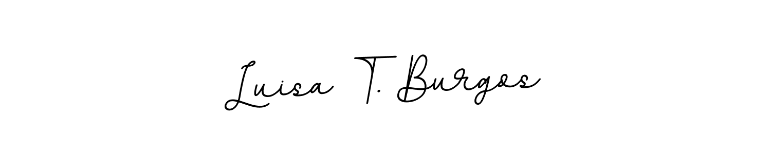 See photos of Luisa T. Burgos official signature by Spectra . Check more albums & portfolios. Read reviews & check more about BallpointsItalic-DORy9 font. Luisa T. Burgos signature style 11 images and pictures png