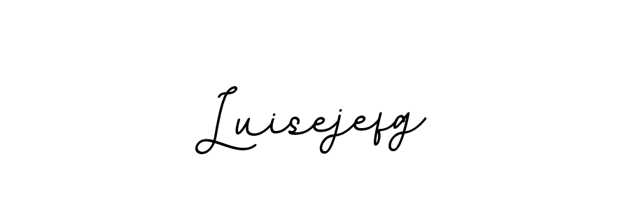 Create a beautiful signature design for name Luisejefg. With this signature (BallpointsItalic-DORy9) fonts, you can make a handwritten signature for free. Luisejefg signature style 11 images and pictures png