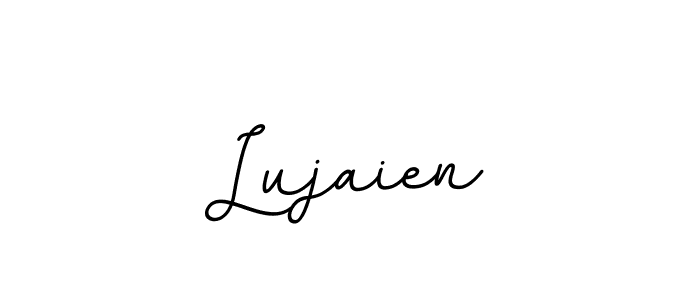Make a beautiful signature design for name Lujaien. With this signature (BallpointsItalic-DORy9) style, you can create a handwritten signature for free. Lujaien signature style 11 images and pictures png