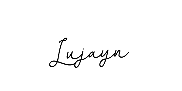 How to make Lujayn name signature. Use BallpointsItalic-DORy9 style for creating short signs online. This is the latest handwritten sign. Lujayn signature style 11 images and pictures png