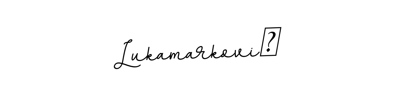 Make a beautiful signature design for name LukamarkoviĆ. Use this online signature maker to create a handwritten signature for free. LukamarkoviĆ signature style 11 images and pictures png