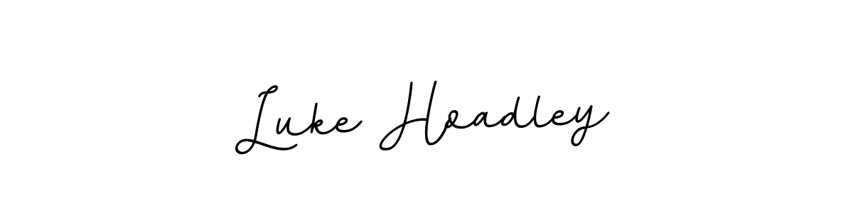 Luke Hoadley stylish signature style. Best Handwritten Sign (BallpointsItalic-DORy9) for my name. Handwritten Signature Collection Ideas for my name Luke Hoadley. Luke Hoadley signature style 11 images and pictures png