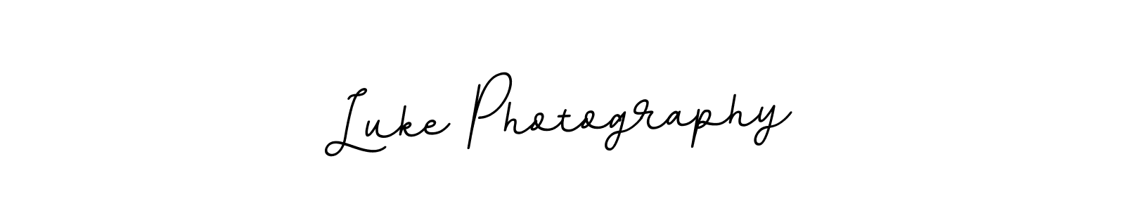 Use a signature maker to create a handwritten signature online. With this signature software, you can design (BallpointsItalic-DORy9) your own signature for name Luke Photography. Luke Photography signature style 11 images and pictures png