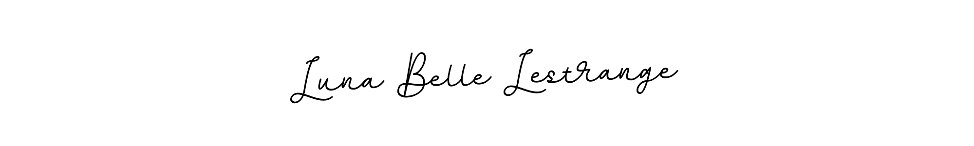 It looks lik you need a new signature style for name Luna Belle Lestrange. Design unique handwritten (BallpointsItalic-DORy9) signature with our free signature maker in just a few clicks. Luna Belle Lestrange signature style 11 images and pictures png