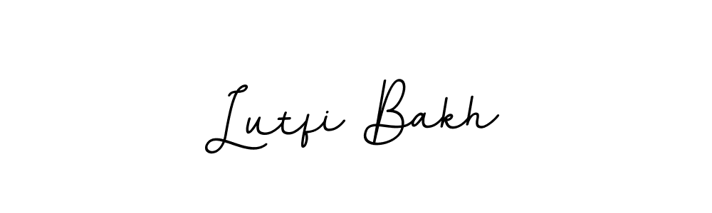 Also we have Lutfi Bakh name is the best signature style. Create professional handwritten signature collection using BallpointsItalic-DORy9 autograph style. Lutfi Bakh signature style 11 images and pictures png