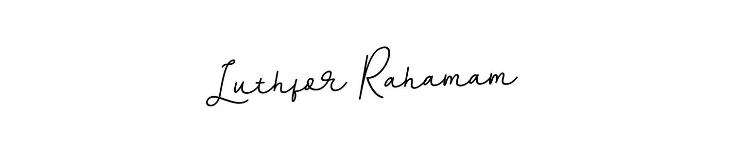 Make a beautiful signature design for name Luthfor Rahamam. Use this online signature maker to create a handwritten signature for free. Luthfor Rahamam signature style 11 images and pictures png