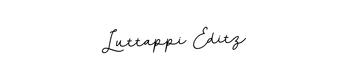 This is the best signature style for the Luttappi Editz name. Also you like these signature font (BallpointsItalic-DORy9). Mix name signature. Luttappi Editz signature style 11 images and pictures png