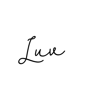 Make a beautiful signature design for name Luv. With this signature (BallpointsItalic-DORy9) style, you can create a handwritten signature for free. Luv signature style 11 images and pictures png