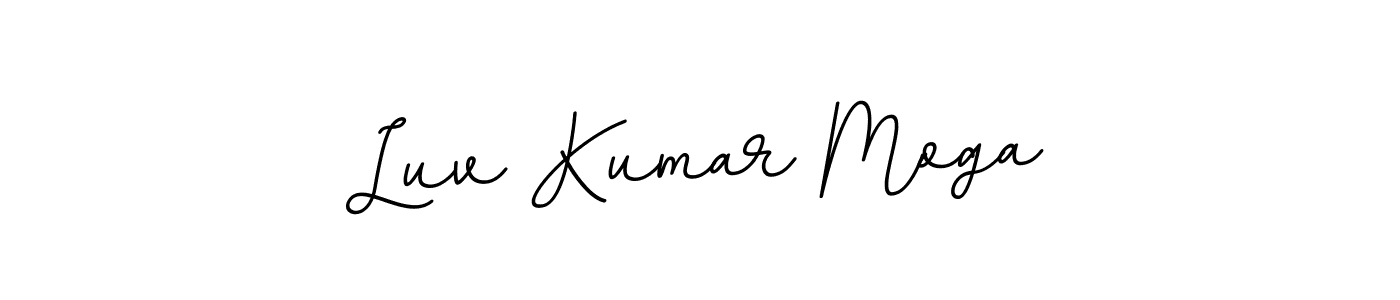 It looks lik you need a new signature style for name Luv Kumar Moga. Design unique handwritten (BallpointsItalic-DORy9) signature with our free signature maker in just a few clicks. Luv Kumar Moga signature style 11 images and pictures png