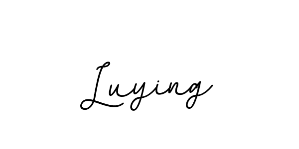 Create a beautiful signature design for name Luying. With this signature (BallpointsItalic-DORy9) fonts, you can make a handwritten signature for free. Luying signature style 11 images and pictures png