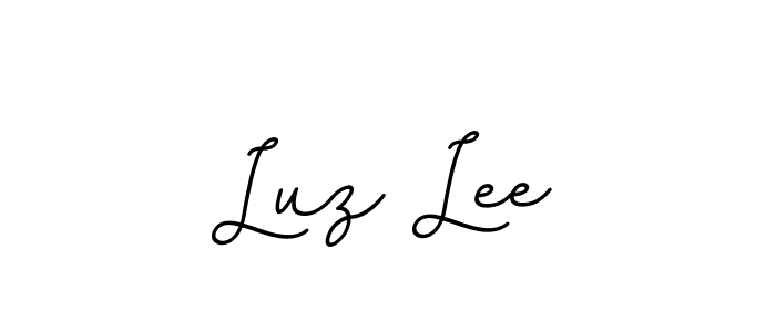 Luz Lee stylish signature style. Best Handwritten Sign (BallpointsItalic-DORy9) for my name. Handwritten Signature Collection Ideas for my name Luz Lee. Luz Lee signature style 11 images and pictures png