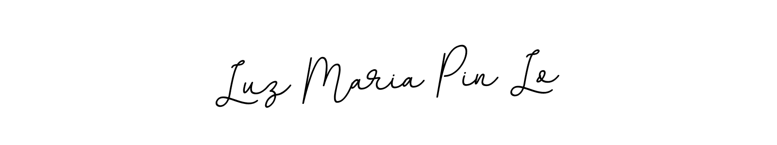 It looks lik you need a new signature style for name Luz Maria Pin Lo. Design unique handwritten (BallpointsItalic-DORy9) signature with our free signature maker in just a few clicks. Luz Maria Pin Lo signature style 11 images and pictures png