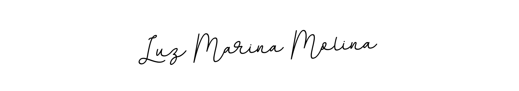 Also we have Luz Marina Molina name is the best signature style. Create professional handwritten signature collection using BallpointsItalic-DORy9 autograph style. Luz Marina Molina signature style 11 images and pictures png