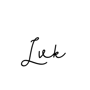 Lvk stylish signature style. Best Handwritten Sign (BallpointsItalic-DORy9) for my name. Handwritten Signature Collection Ideas for my name Lvk. Lvk signature style 11 images and pictures png