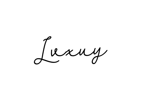 Create a beautiful signature design for name Lvxuy. With this signature (BallpointsItalic-DORy9) fonts, you can make a handwritten signature for free. Lvxuy signature style 11 images and pictures png