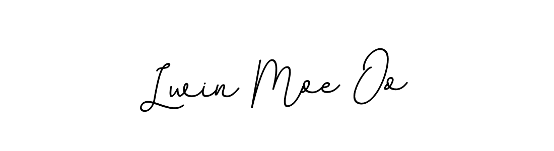 How to make Lwin Moe Oo signature? BallpointsItalic-DORy9 is a professional autograph style. Create handwritten signature for Lwin Moe Oo name. Lwin Moe Oo signature style 11 images and pictures png