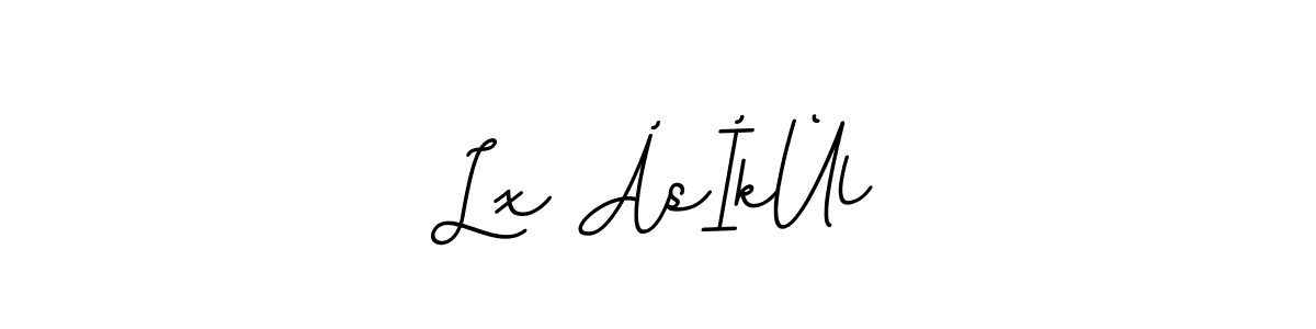 Design your own signature with our free online signature maker. With this signature software, you can create a handwritten (BallpointsItalic-DORy9) signature for name Lx ÁsÍkÙl. Lx ÁsÍkÙl signature style 11 images and pictures png