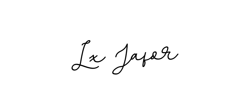 Design your own signature with our free online signature maker. With this signature software, you can create a handwritten (BallpointsItalic-DORy9) signature for name Lx Jafor. Lx Jafor signature style 11 images and pictures png