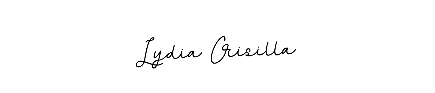 Design your own signature with our free online signature maker. With this signature software, you can create a handwritten (BallpointsItalic-DORy9) signature for name Lydia Crisilla. Lydia Crisilla signature style 11 images and pictures png