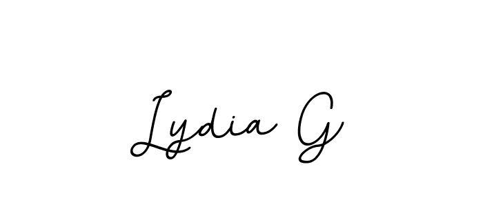 Design your own signature with our free online signature maker. With this signature software, you can create a handwritten (BallpointsItalic-DORy9) signature for name Lydia G. Lydia G signature style 11 images and pictures png