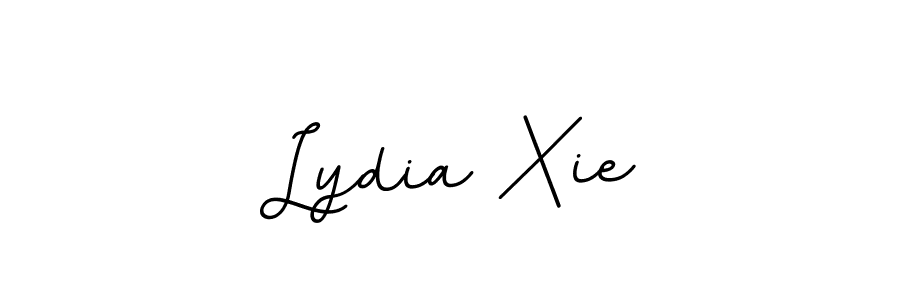 How to make Lydia Xie name signature. Use BallpointsItalic-DORy9 style for creating short signs online. This is the latest handwritten sign. Lydia Xie signature style 11 images and pictures png