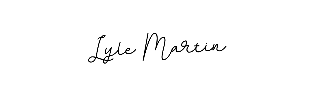 Lyle Martin stylish signature style. Best Handwritten Sign (BallpointsItalic-DORy9) for my name. Handwritten Signature Collection Ideas for my name Lyle Martin. Lyle Martin signature style 11 images and pictures png